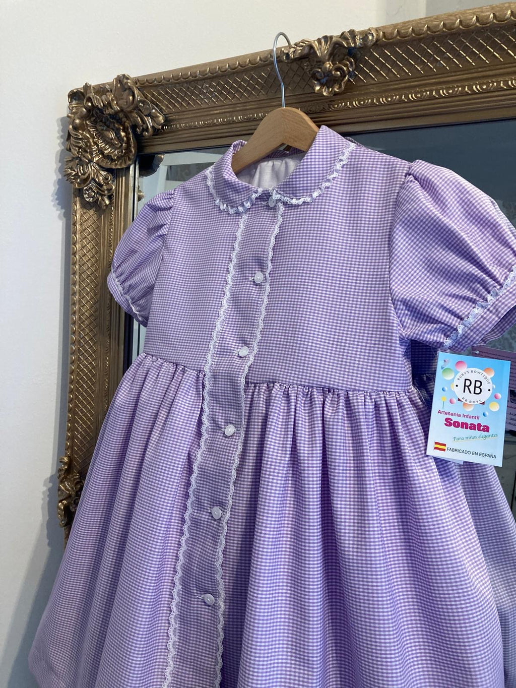 RB Aria gingham dress