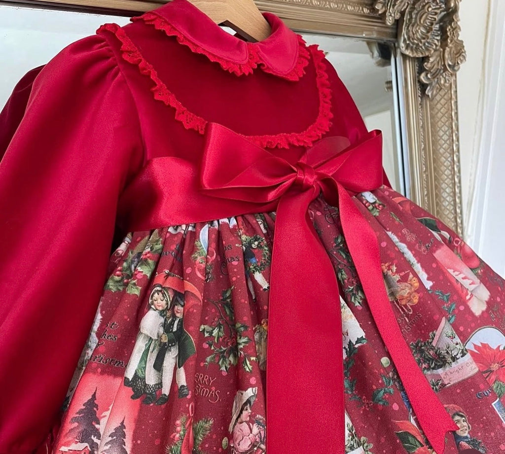 RB sonata red Christmas dress