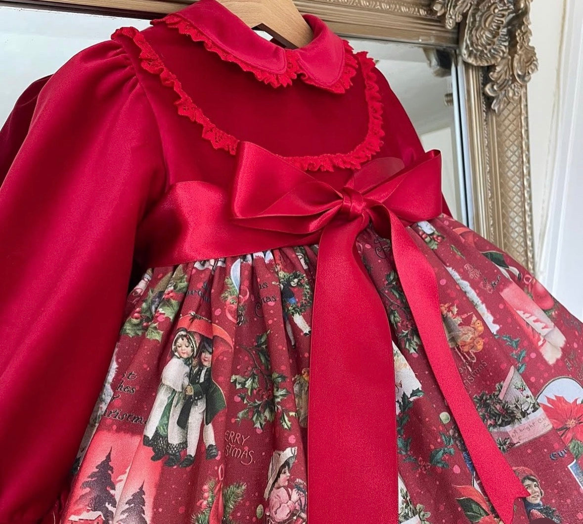 RB sonata red Christmas dress
