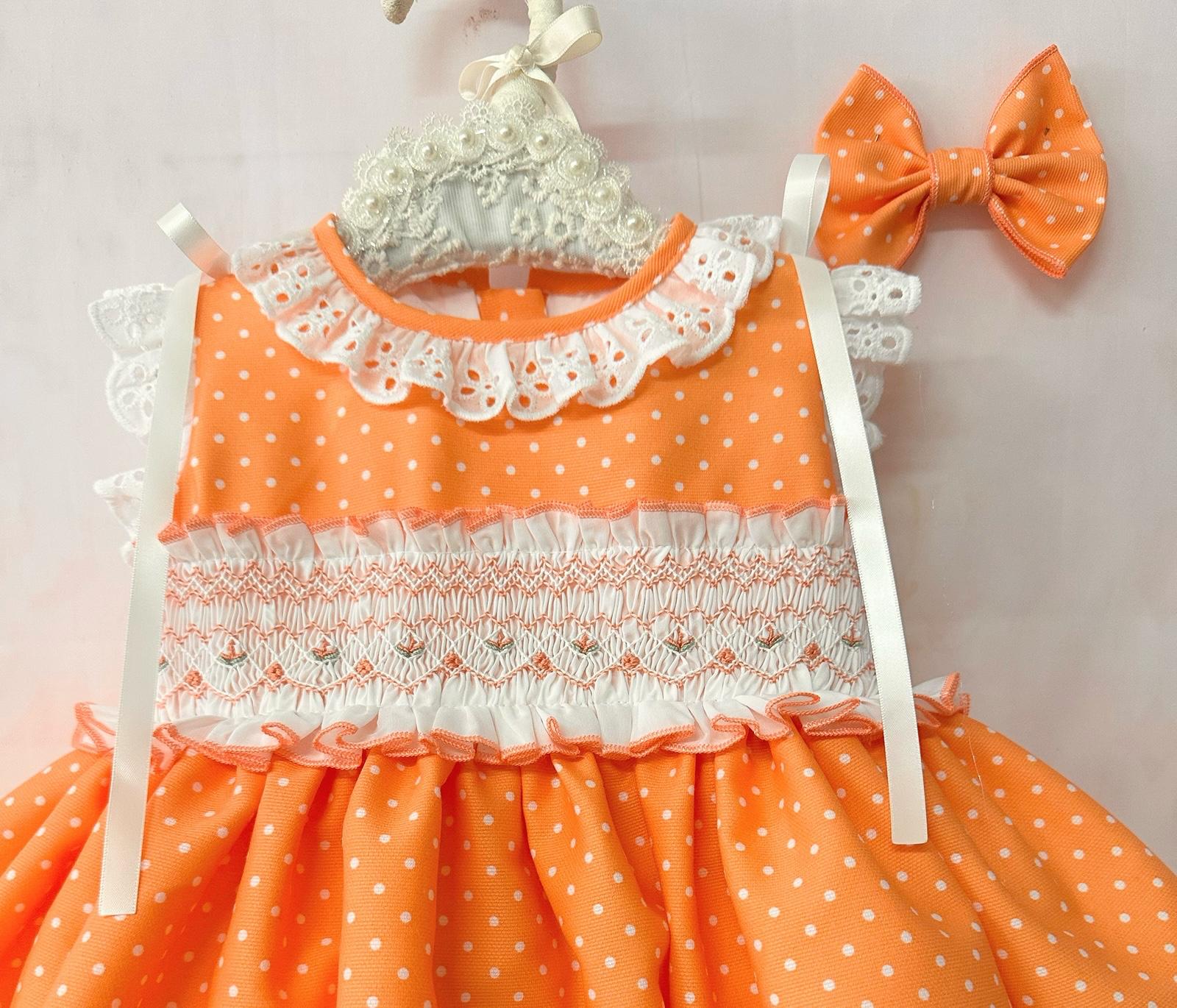Sonata orange smock