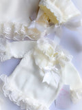 Baby knitted cream  knitted set
