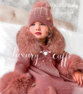 Pangasa faux fur luxury cuffs