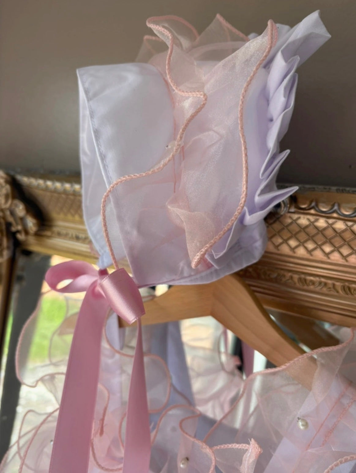 Ela pink and pearl dress