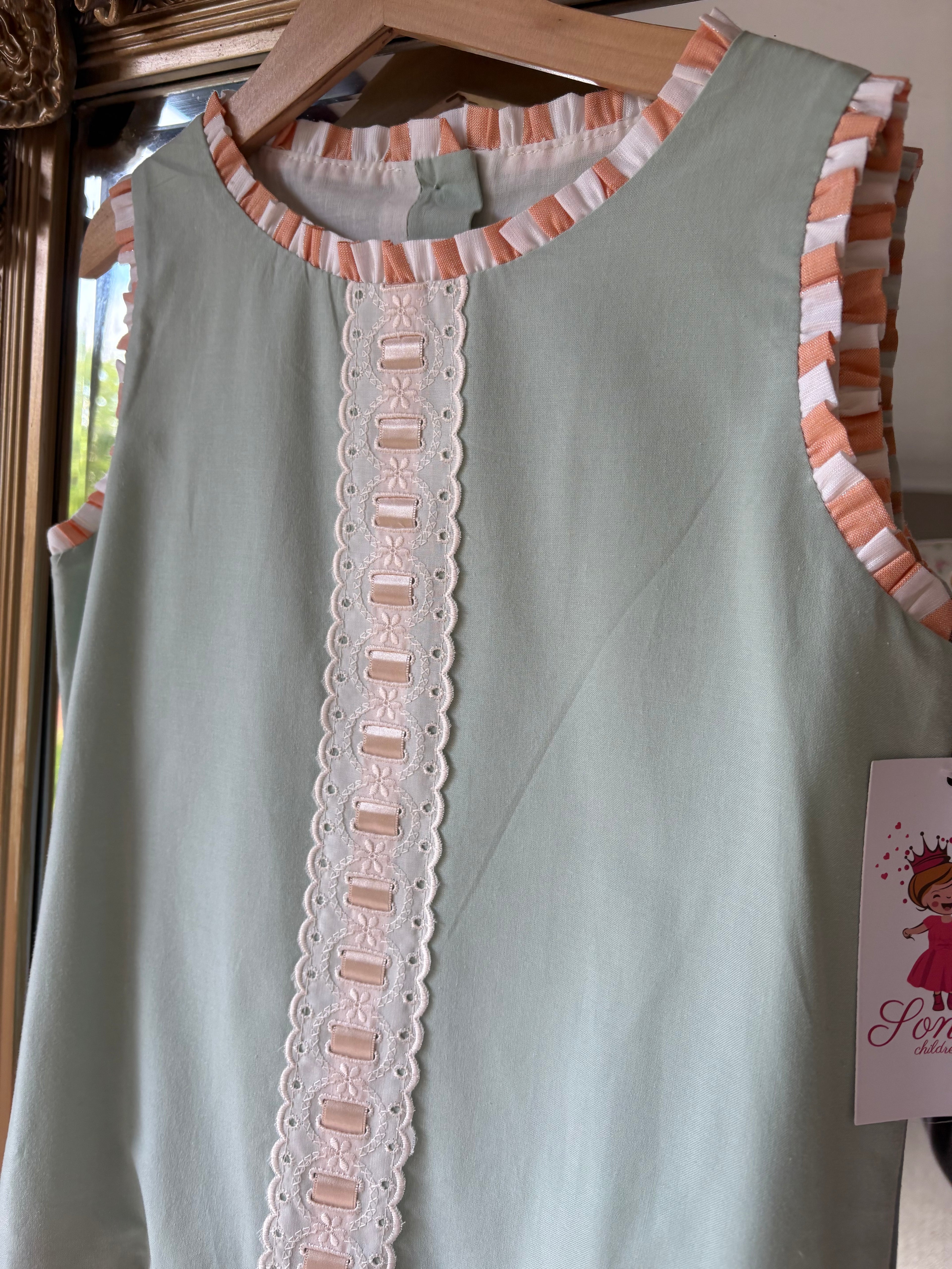 RB older girls stripe dress