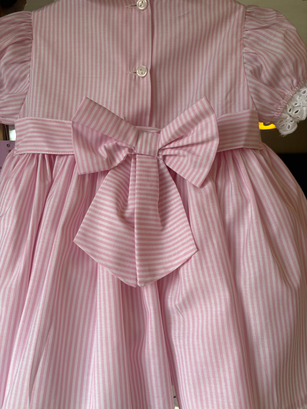 RB candy stipe pink dress