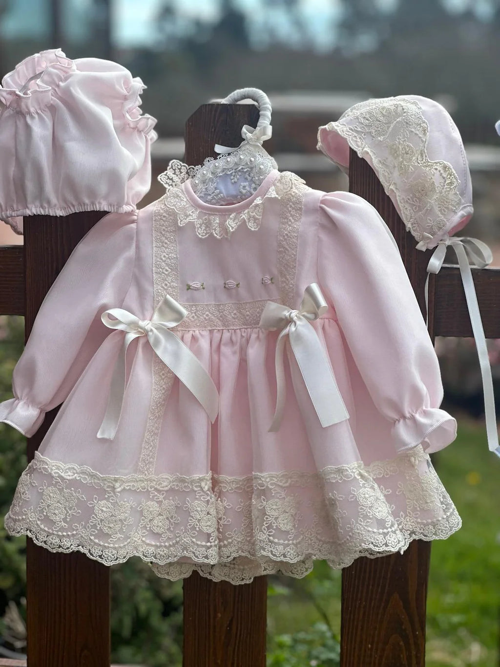 Sonata baby pink baby dress