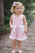 RB candy stipe pink dungarees