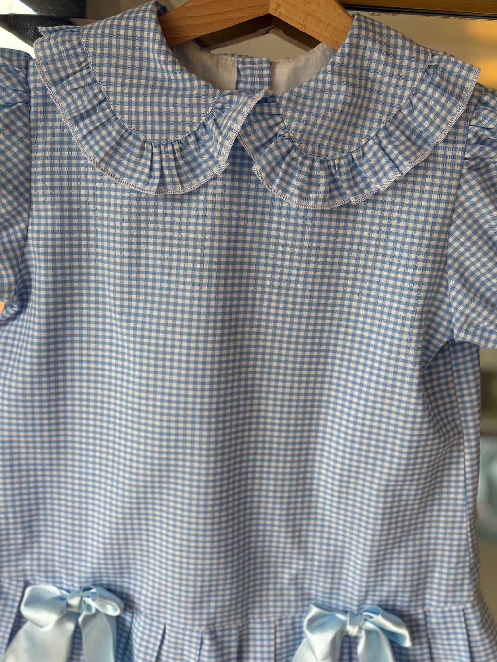 RB Aline gingham pinafore