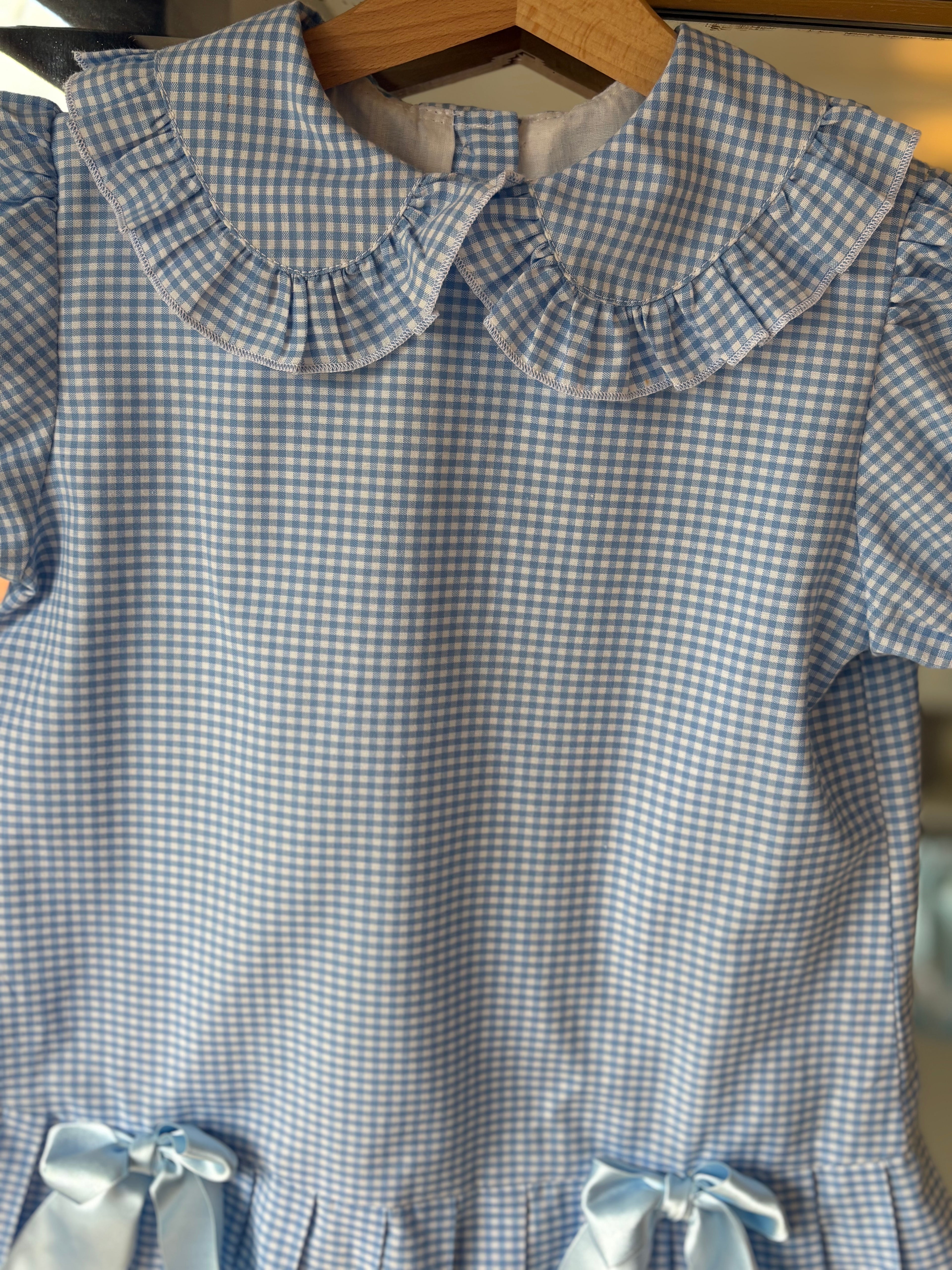 RB Aline gingham pinafore