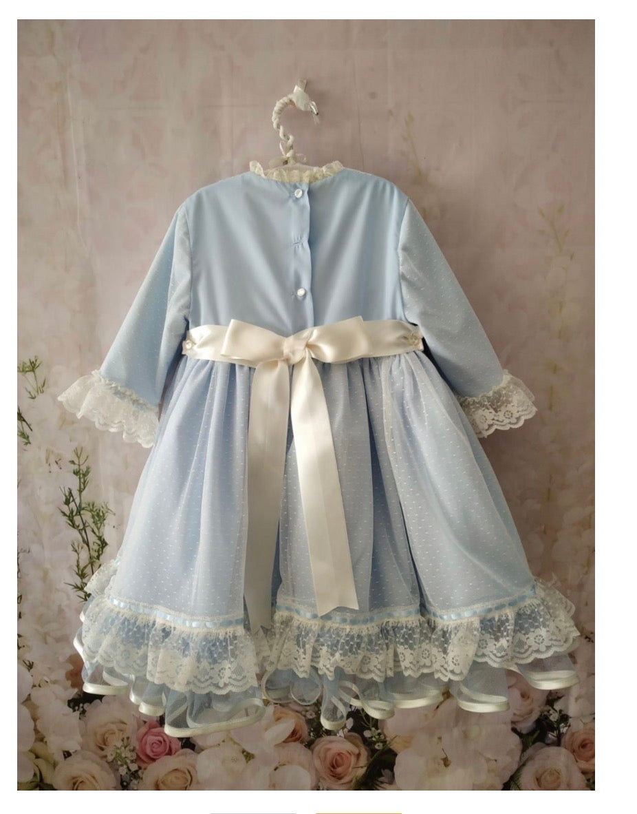 RB blue organza