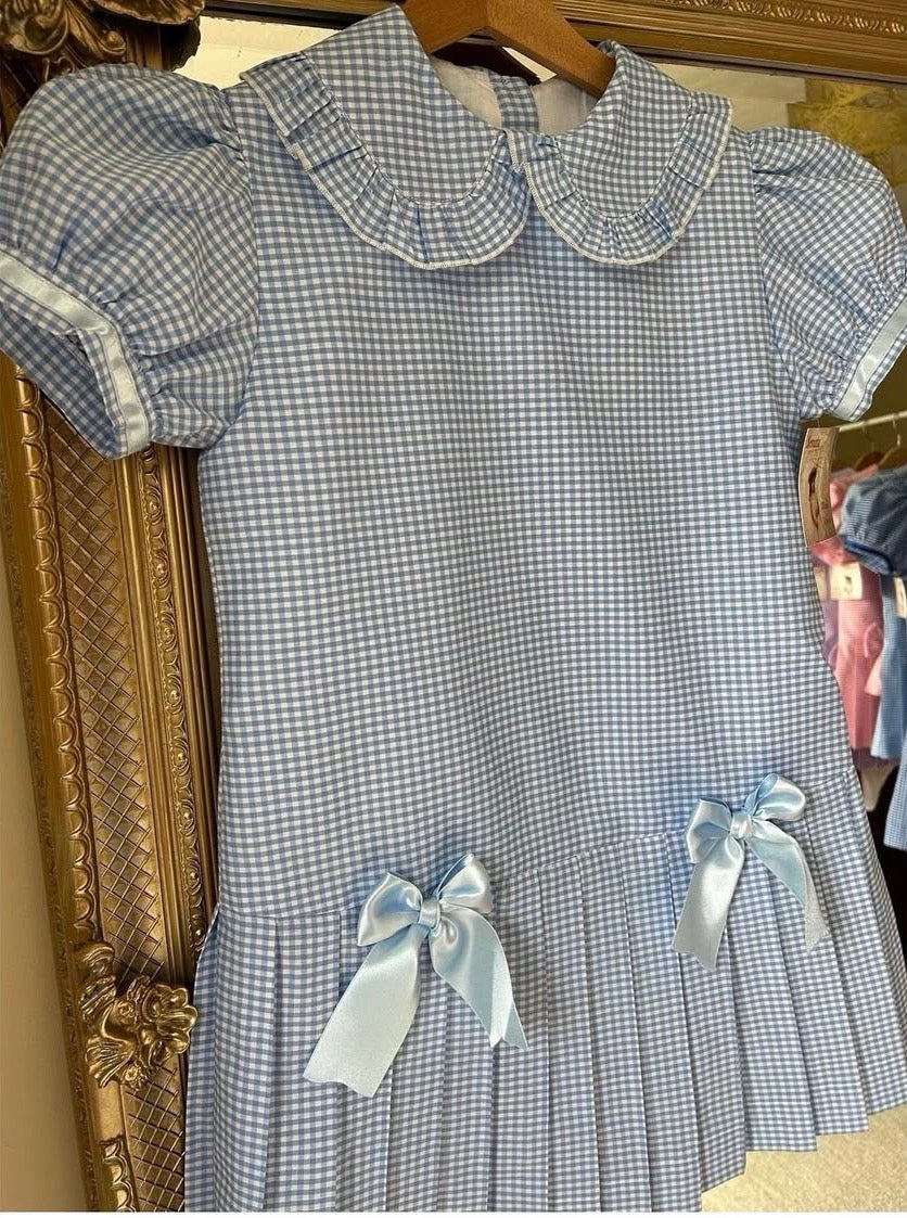 RB Aline gingham pinafore