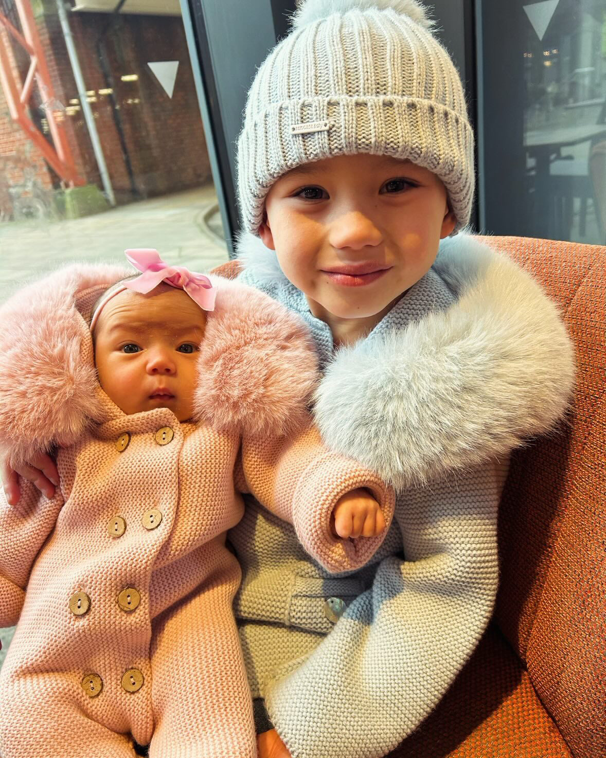 Pangasa real fur ribbed hat