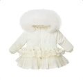 Faux fur padded luxury coat