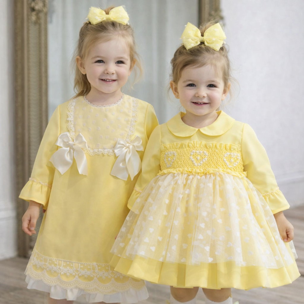 RB heart smocked Easter dress