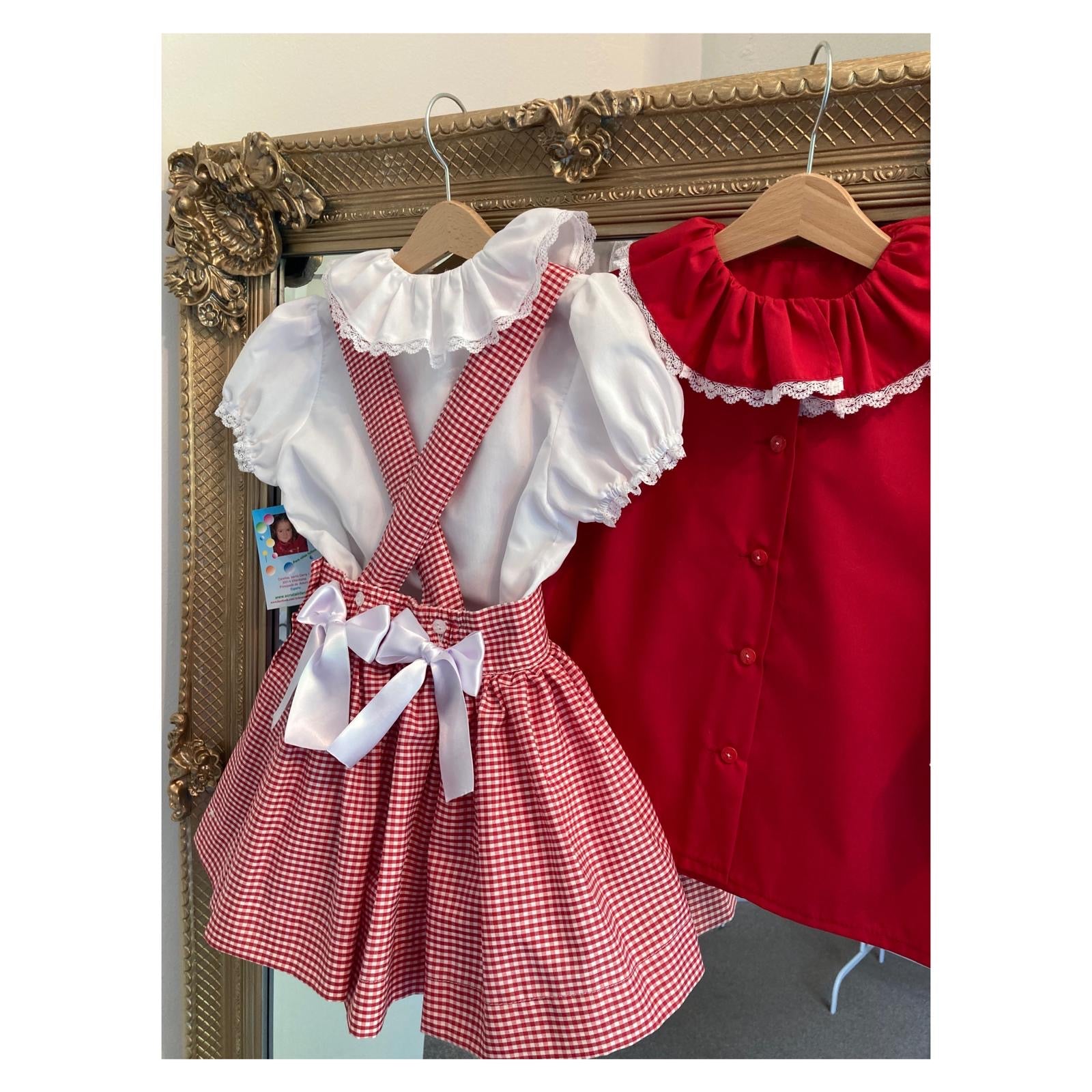 RB Ana gingham pinafore