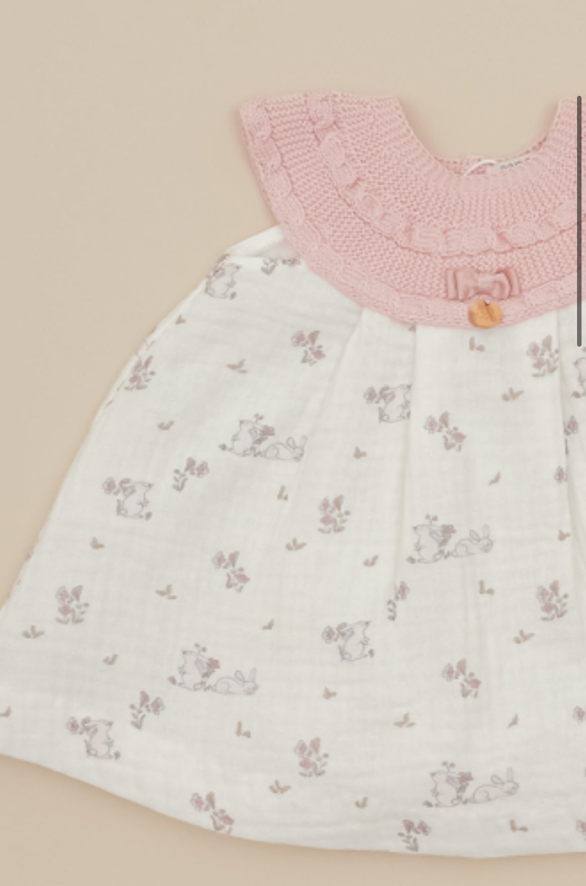 Bunny knitted dress