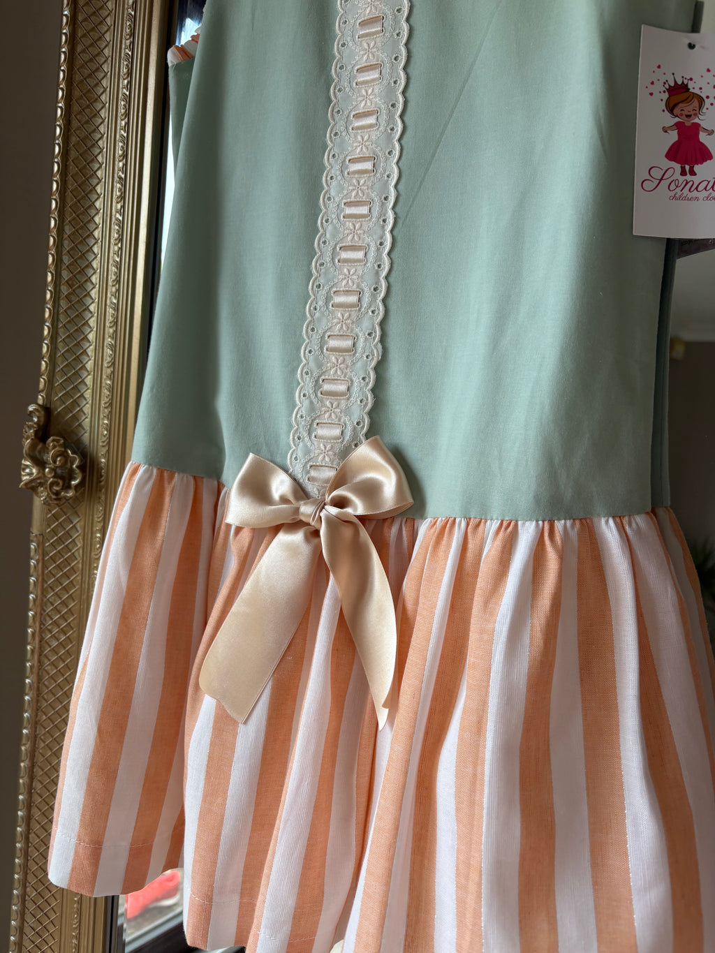 RB older girls stripe dress