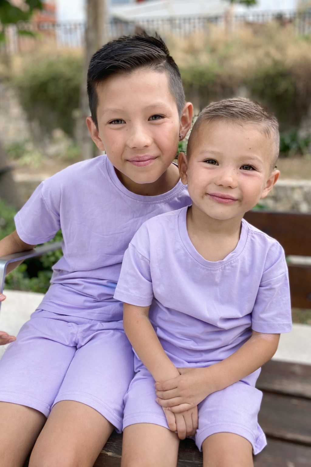 RB Boys short sets lilac