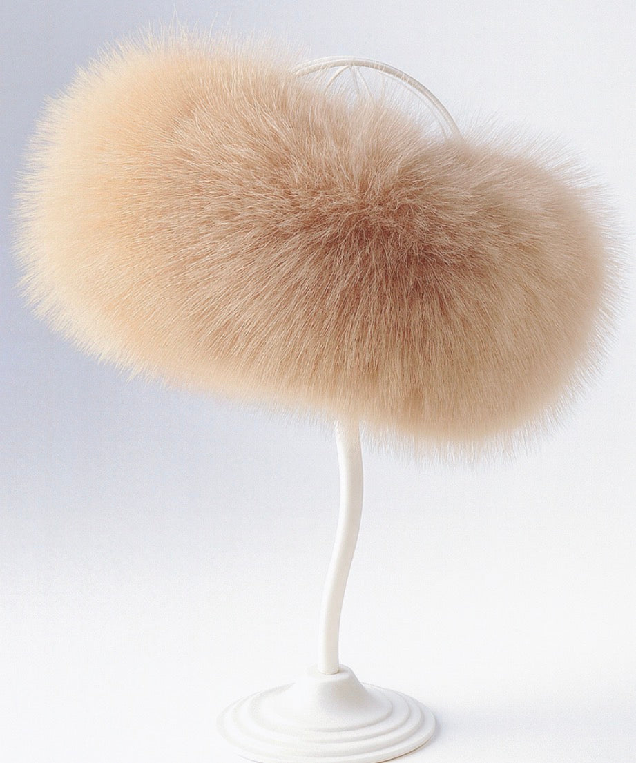 Faux fur headpiece