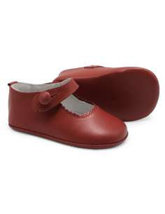 Girls pram shoes button