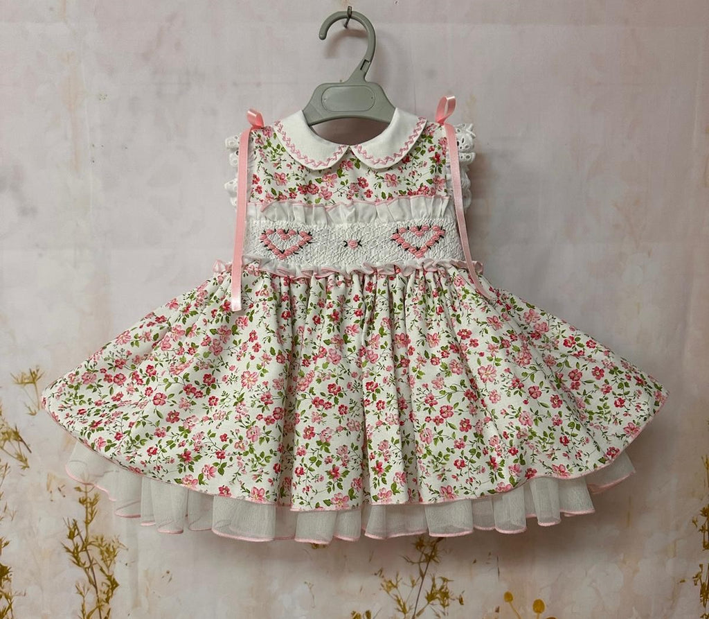 Sonata smocked floral dress