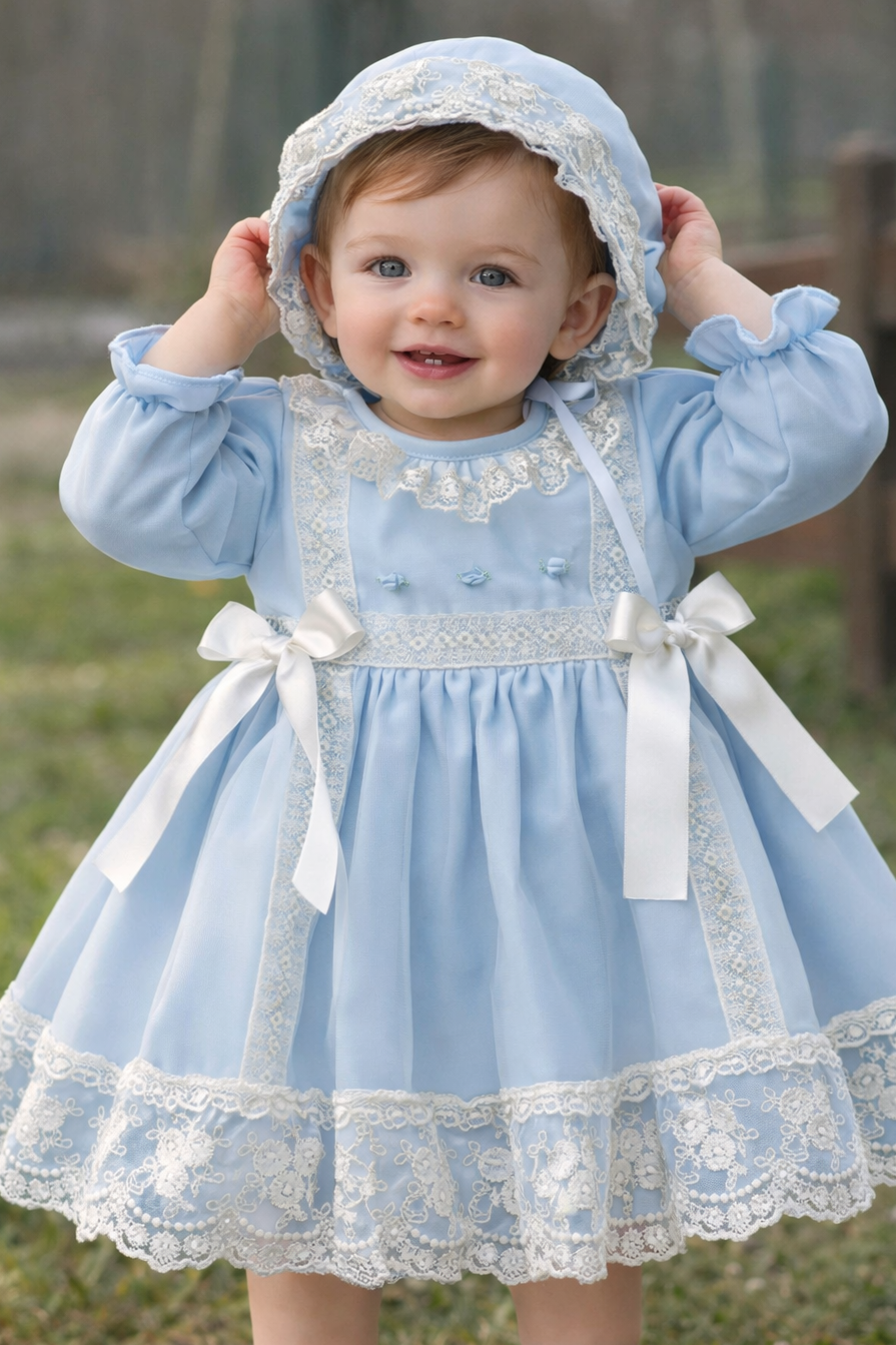 Sonata baby blue baby dress