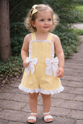 RB candy stipe yellow dungarees