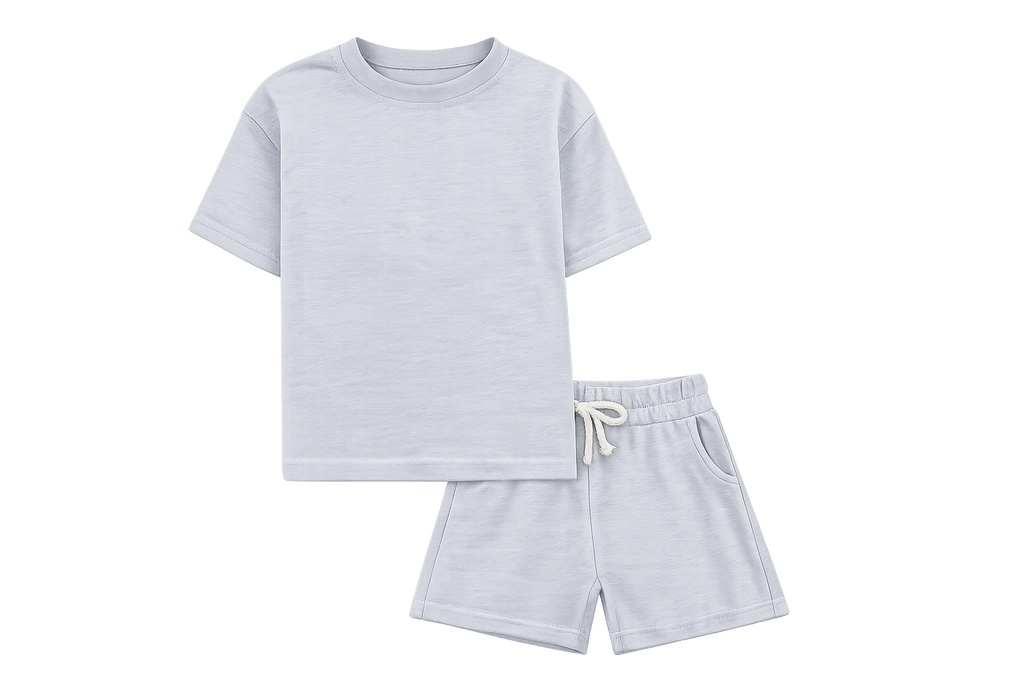 RB Boys short sets grey