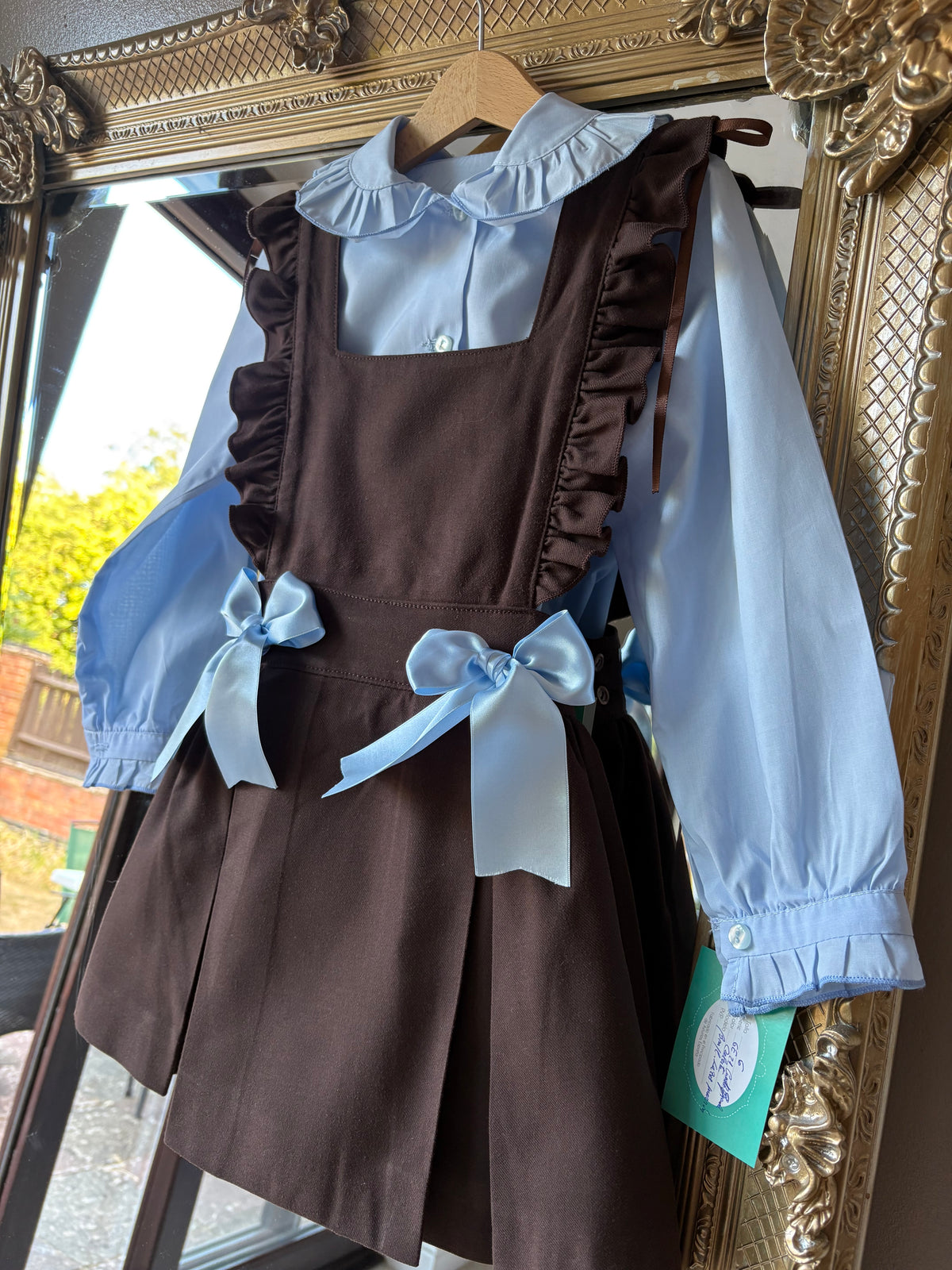 RB shoulder ribbon blouse