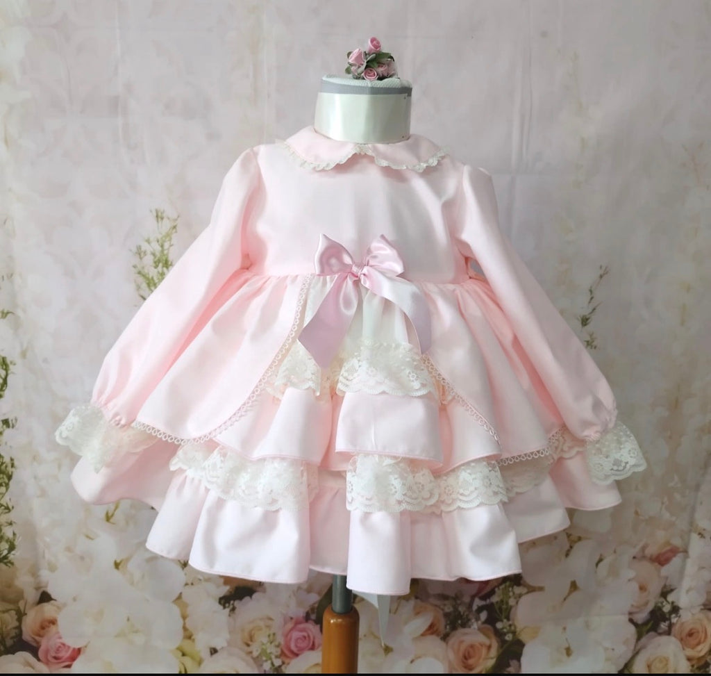 RB lace pink dress