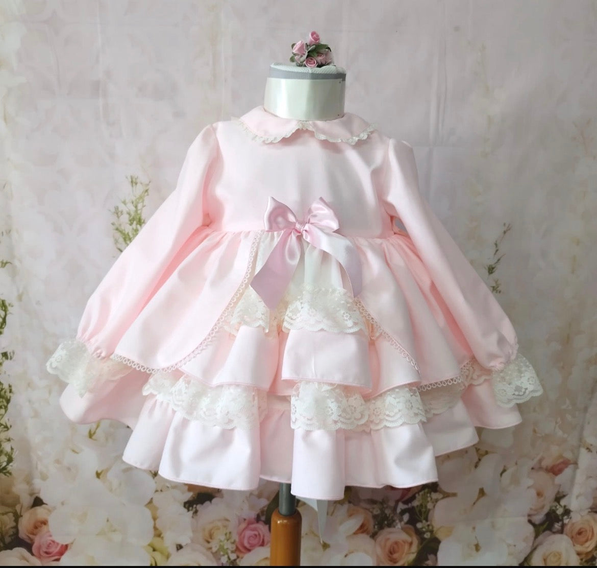 RB lace pink dress