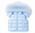 Faux fur padded gillet