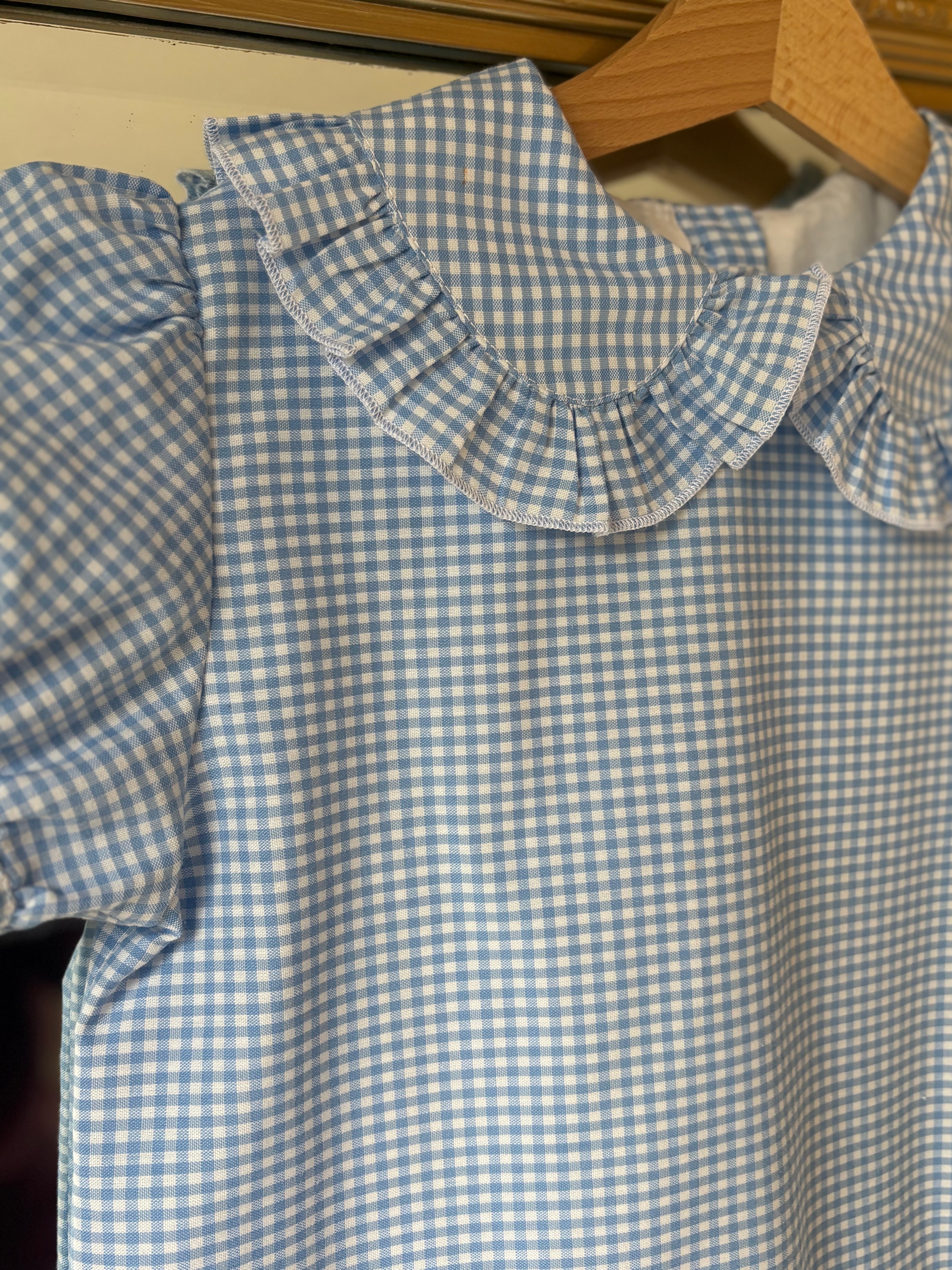 RB Aline gingham pinafore