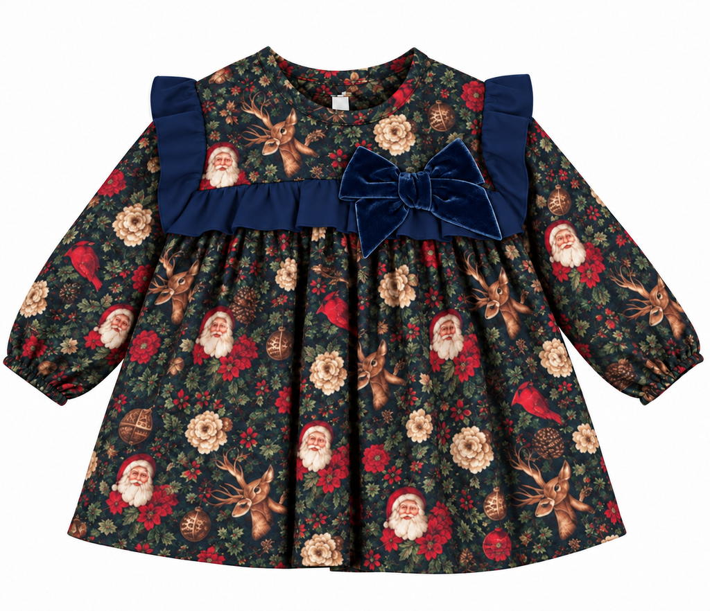 RB Christmas Aline Santa Navy