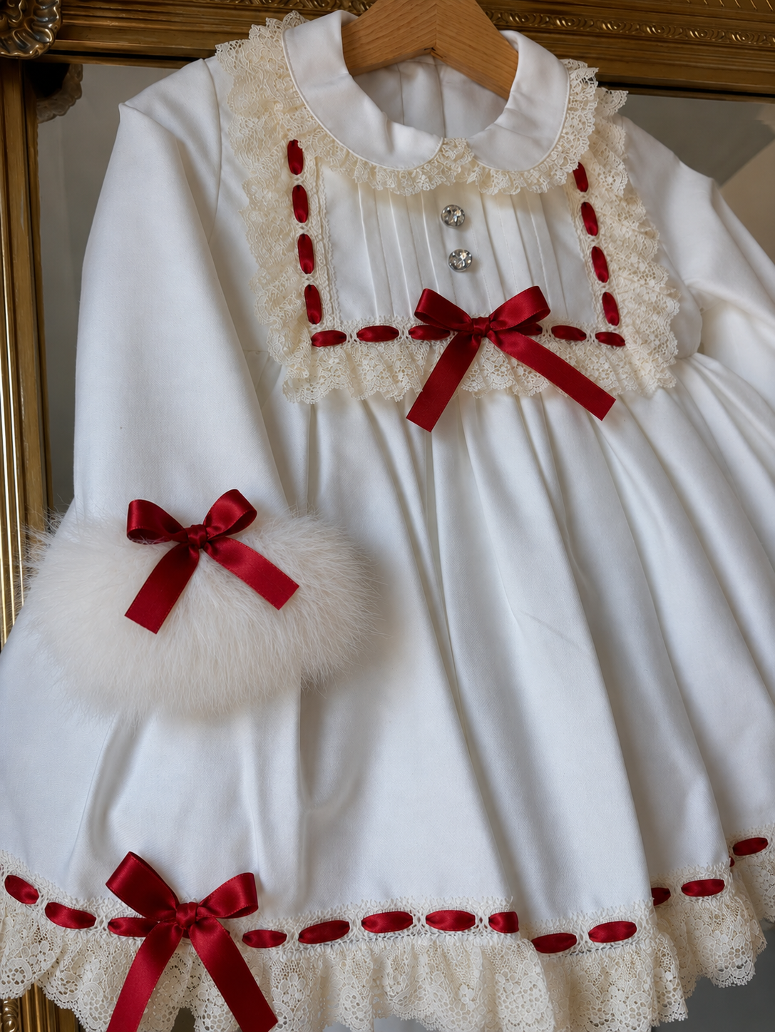 RB winter wonderland dress red
