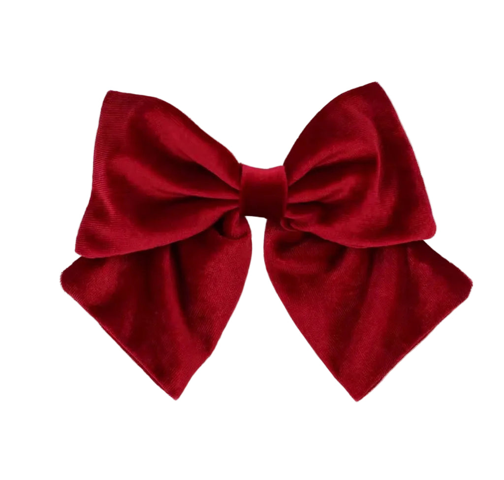 Velvet matching bows