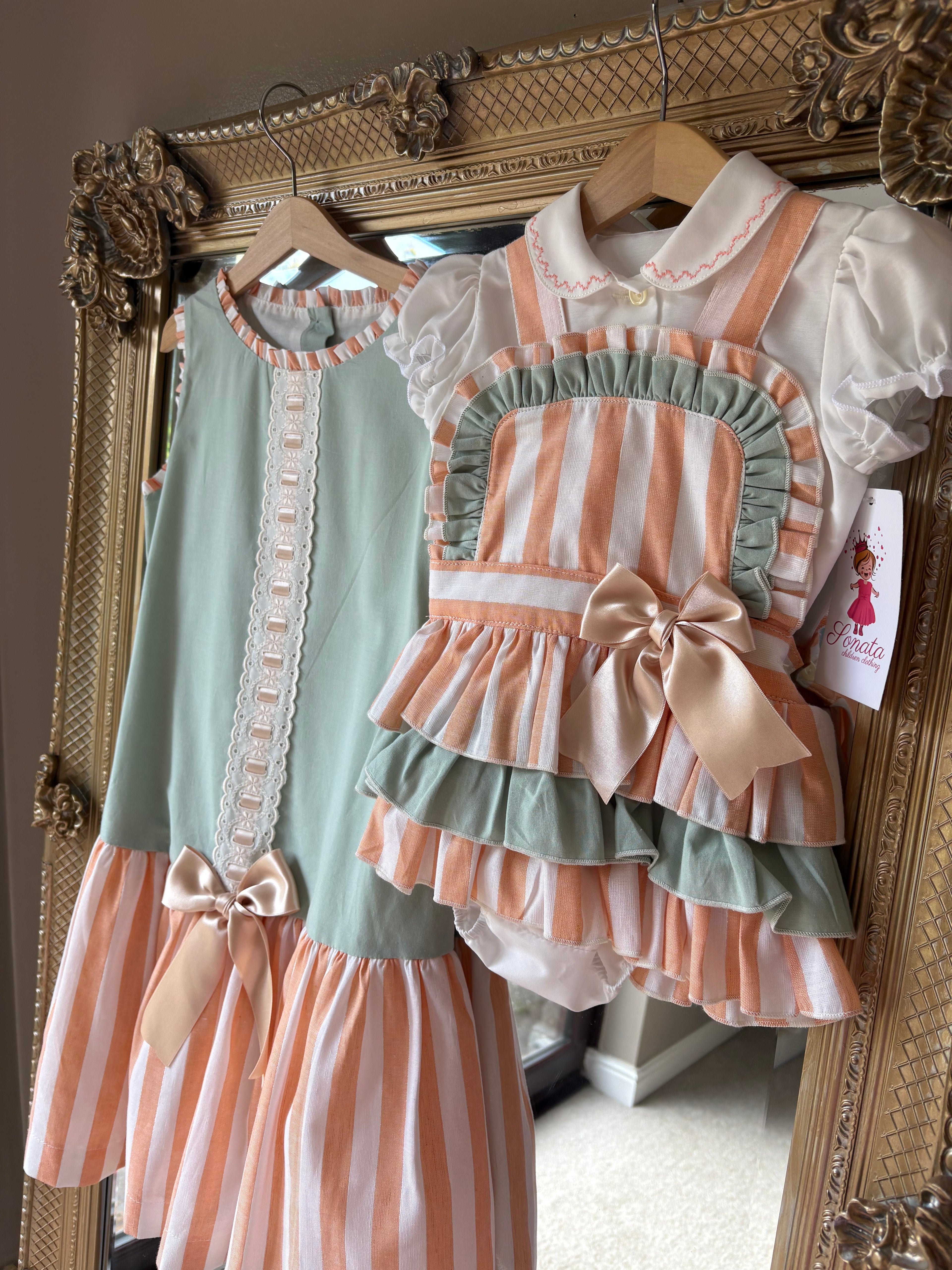 RB older girls stripe dress
