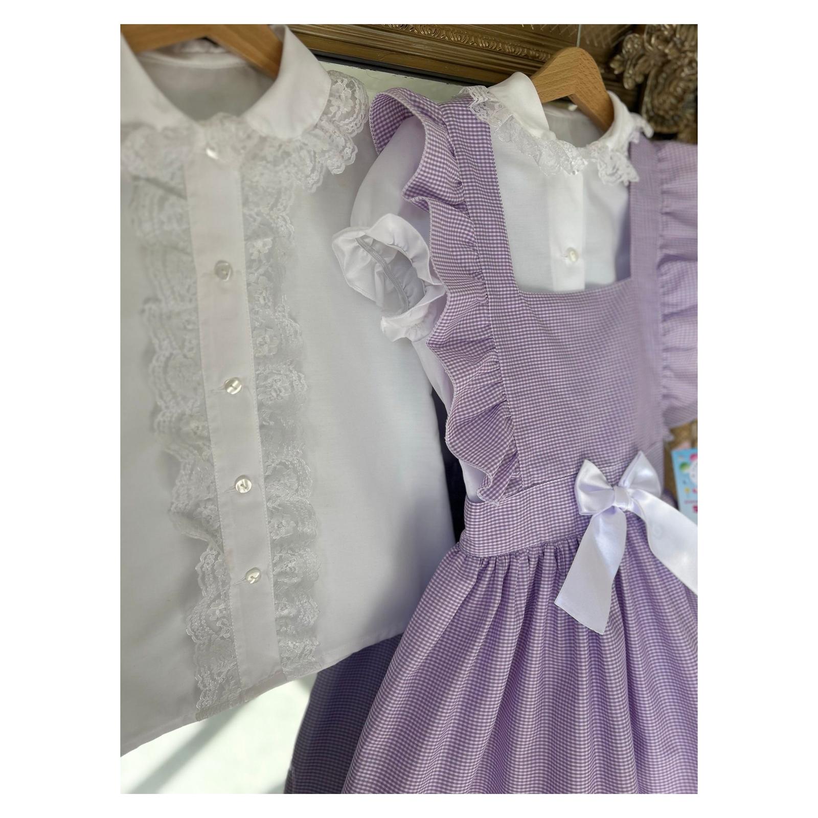 RB school blouse white full lace