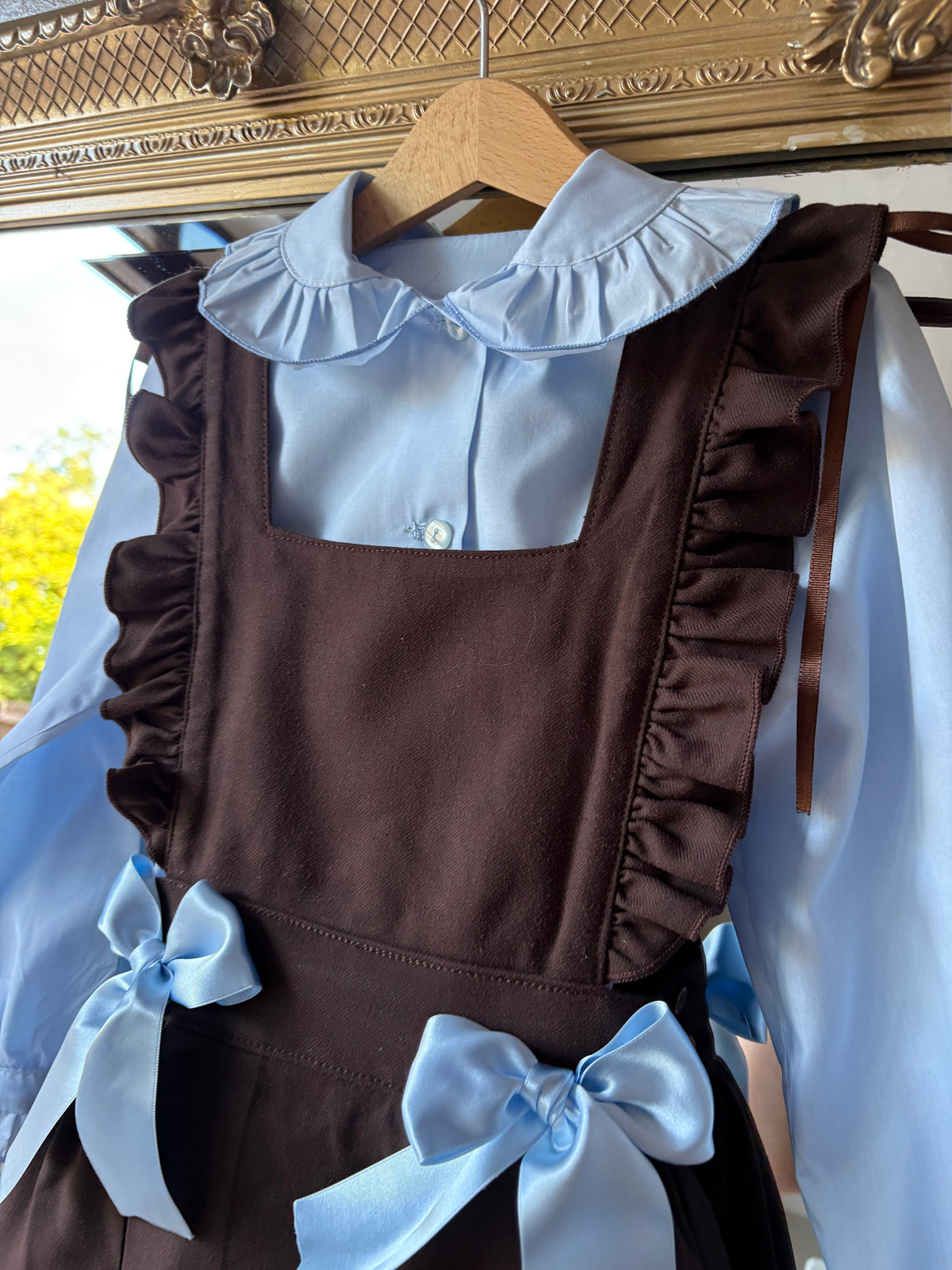 RB shoulder ribbon blouse