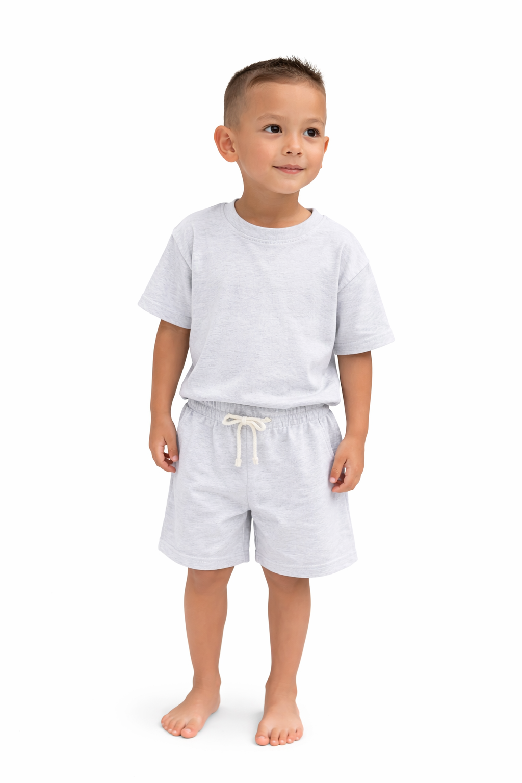 RB Boys short sets grey