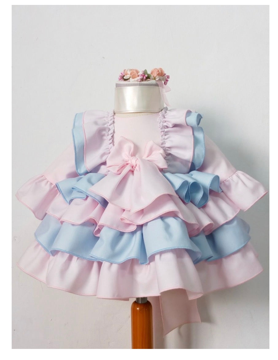 RB blue and pink dress