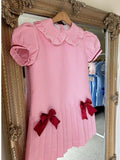 RB Aline gingham pinafore