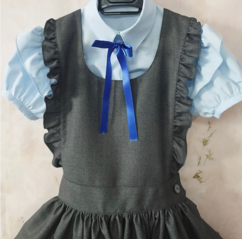 RB centre ribbon shirt double sleeve