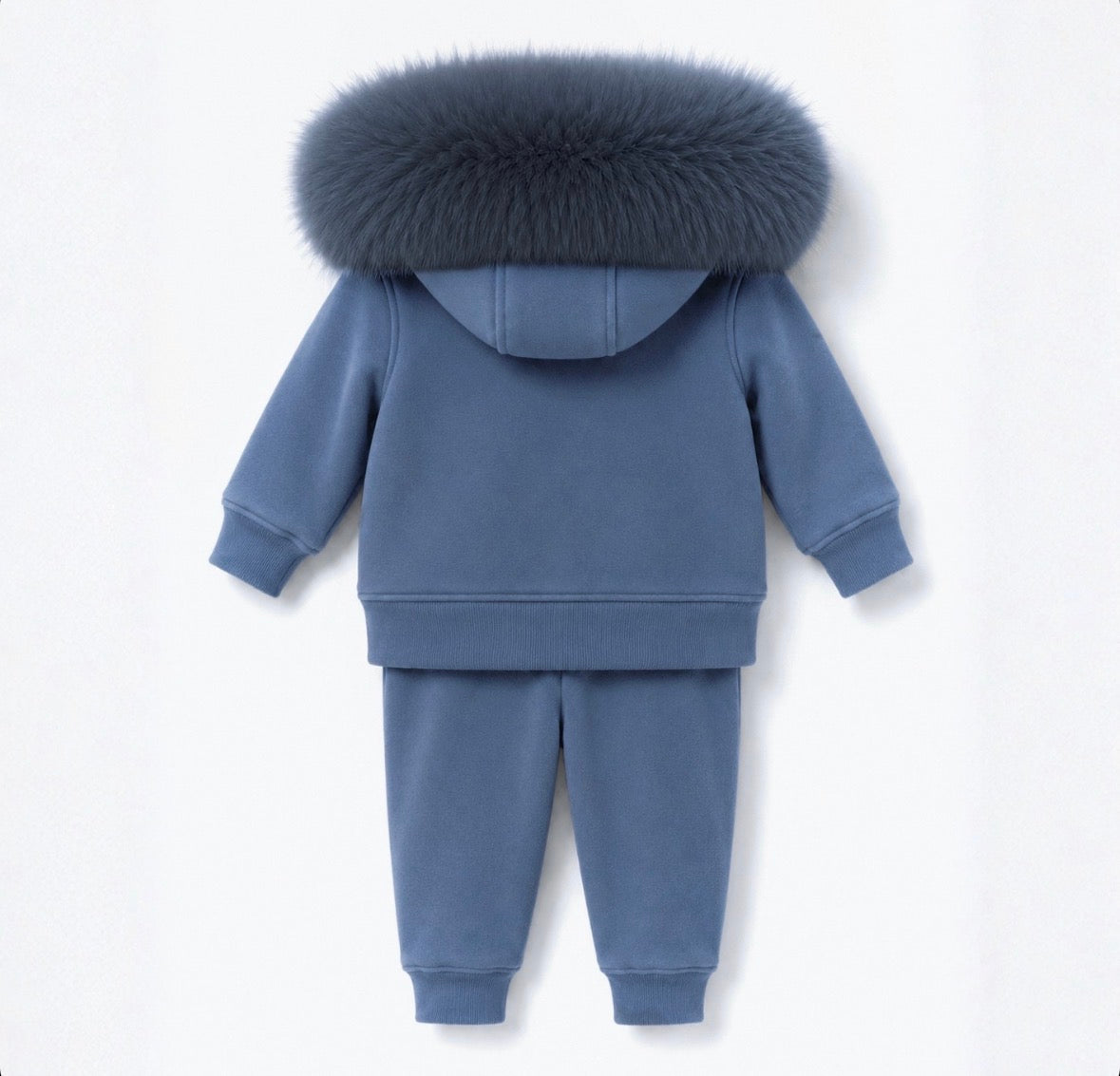 Faux fur tracksuit unisex