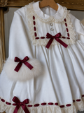 RB winter wonderland dress burgundy