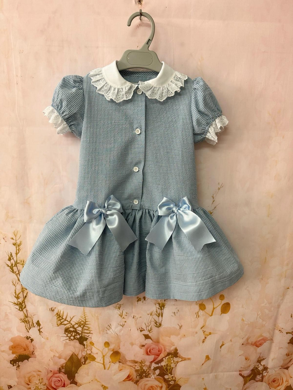RB gingham drop waist