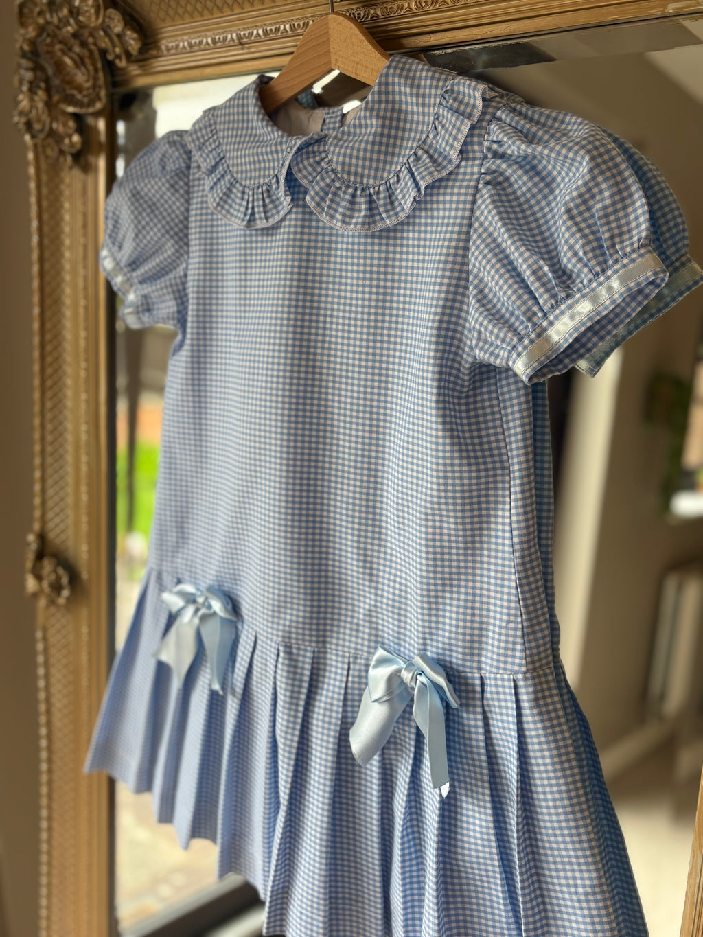 RB Aline gingham pinafore