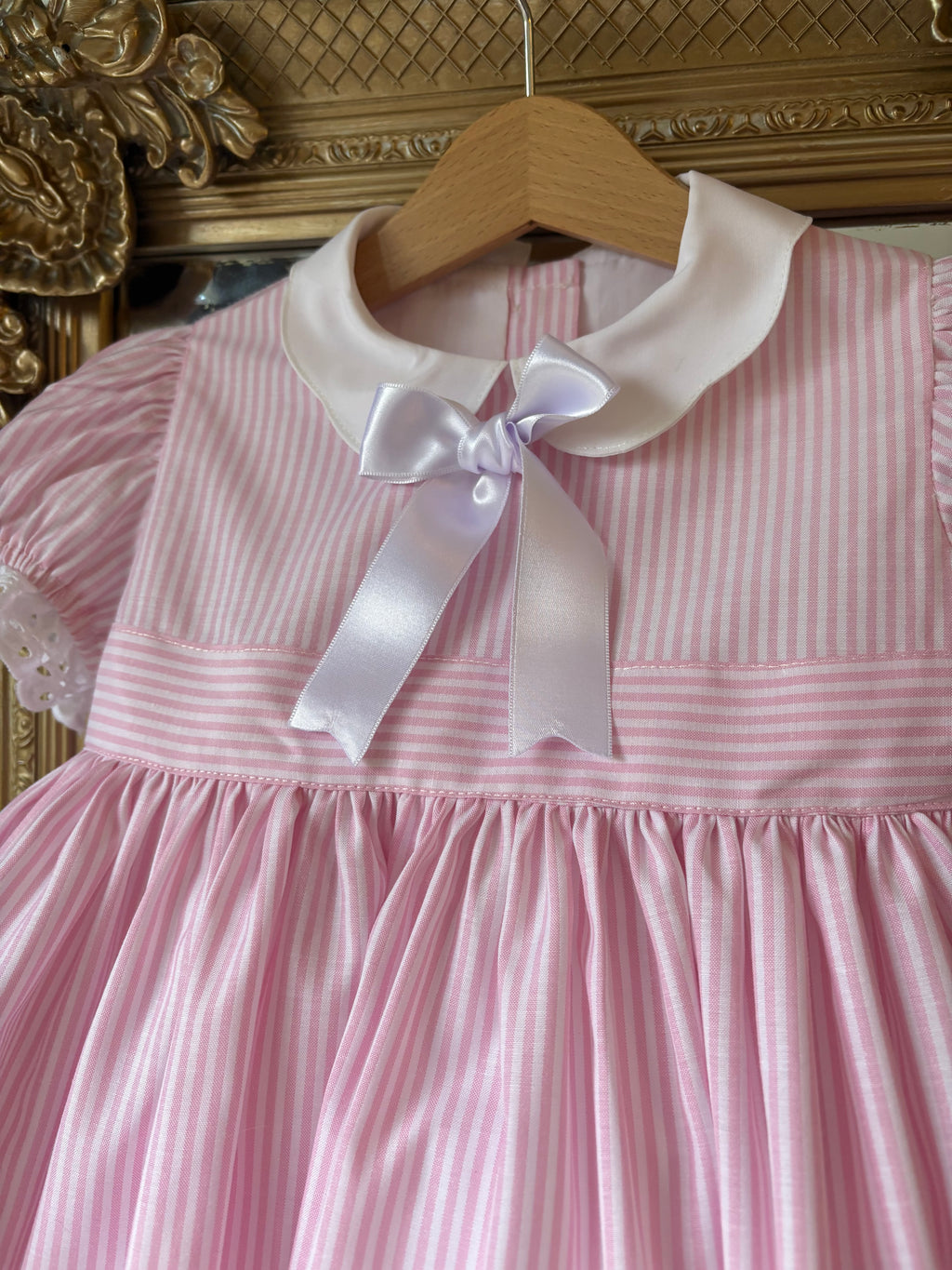 RB candy stipe pink dress