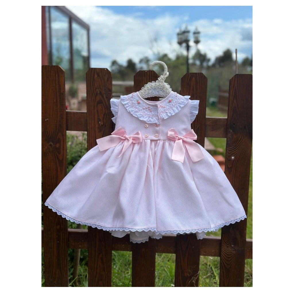 Sonata smocked collar dress