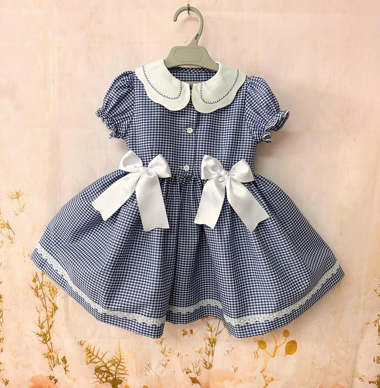 RB gingham big collar